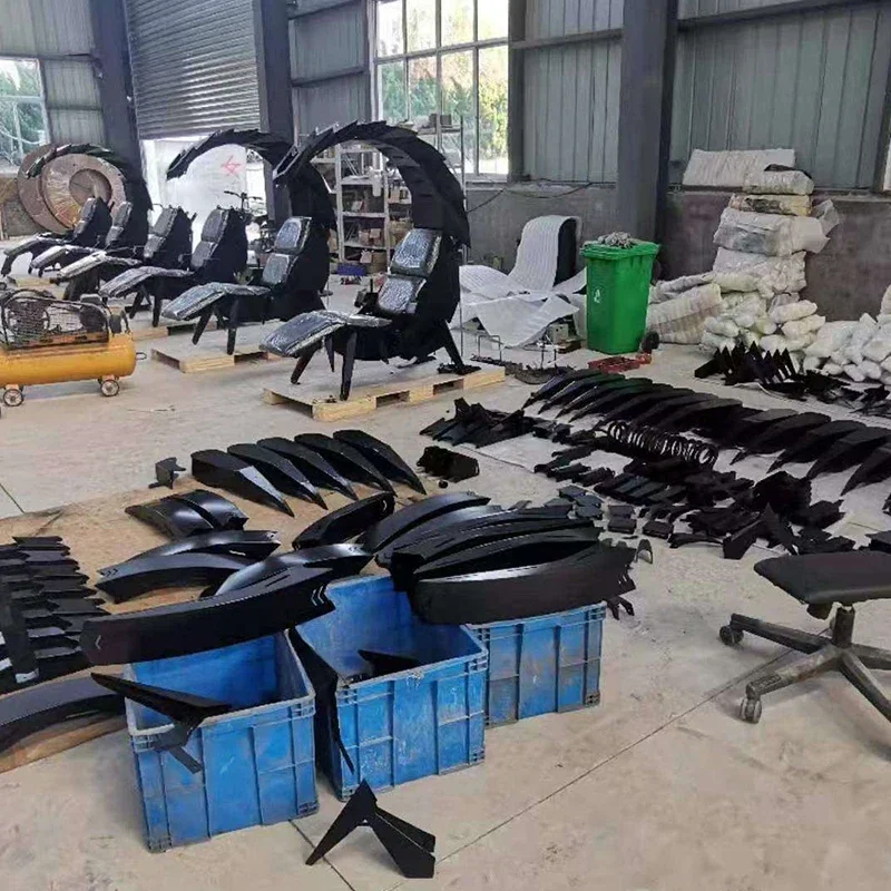 Racing Seat Gaming Chair Cockpit Chair Black Cloth - immagine 5